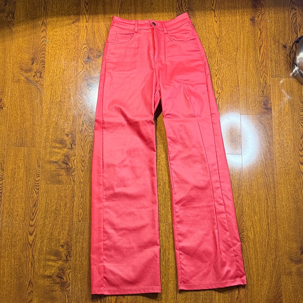 Stylish Pink Boot Cut Pants